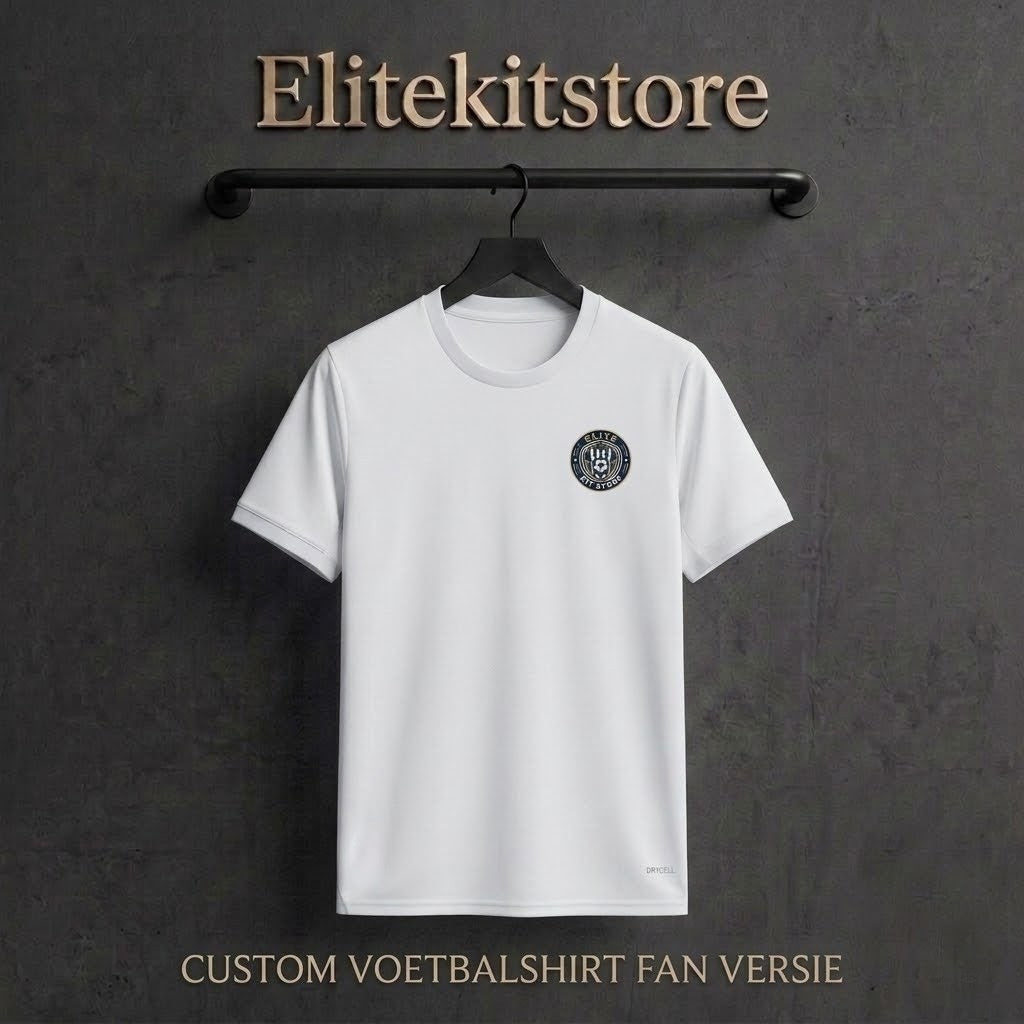 Fan Versie Voetbalshirt – Inclusief Eigen Naam & Nummer (Op Aanvraag)